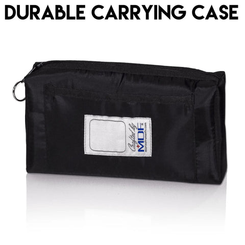 Calibra Aneroid Premium Sphygmomanometer For Pro Clinics And Home Use With Prograde Build Easy Read White Dial Black Adult Cuff Durable Carrying Case, black case