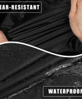 Chevrolet Corvette Weatherproof Car Cover showing tear-resistant and waterproof 210D fabric detail for C4-C7 models 1984-2019.