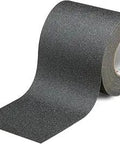 Slip-Resistant General Purpose Tape and Treads 610 Black 6 Inch by 60 Foot Roll for High-Traffic Areas, mineral-coated surface
