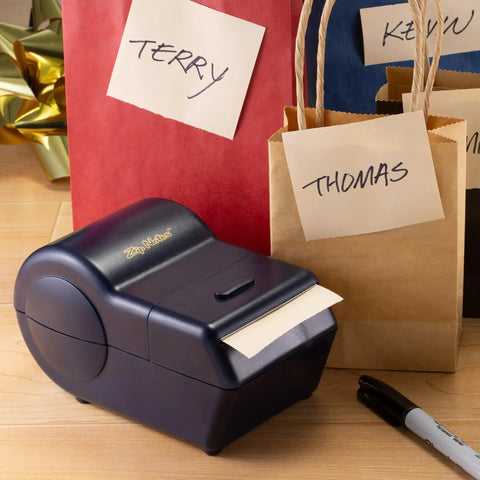 Dark Blue Battery Powered Sticky Note Dispenser On A Roll For Office, School, And Home Use Delivers Exact Note Lengths, Reduces Waste