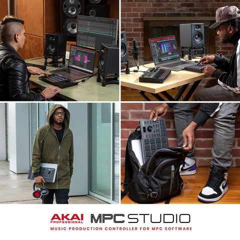 Musicians using Dope Beat Making MIDI Controller with 16 Velocity Sensitive RGB Pads and Aftertouch at workstations and on the go