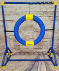 Endurance Agility Tire Jump for Dogs With Lightweight PVC Frame for Indoor or Outdoor Training Standard Tire Included
