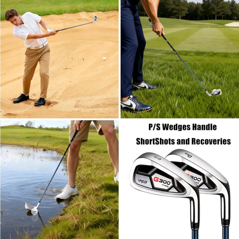 Single 7 Iron Golf Club For Men Right Handed Forgiving Design With Graphite Shaft And Easy Control Grip in various golf shots