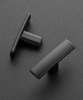 Curved Matte Black Cabinet Pulls 10 Pack For Kitchen And Home Cabinets, 1.75 Inch, Zinc Alloy, Modern Design