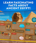 Ancient Egypt Dig Kit With Gems And Replica Artifacts For Hands On Archaeology Fun, Excavation Bricks Shaped Like Pyramid Sphinx And Pharaoh, Includes Three Real Gemstones And Three Detailed Artifacts, Learn Hieroglyphics And History learning guide