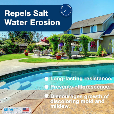 Tough As Nails Concrete Driveway Sealer Delivering A Dang Smooth Wet Look Finish With High Shine Gloss Protection One Gallon for outdoor patios.