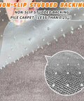 Thick Office Chair Mat For Carpeted Floors 48 By 30 Desk Mat With Easy Glide non-slip studded backing on low pile carpet