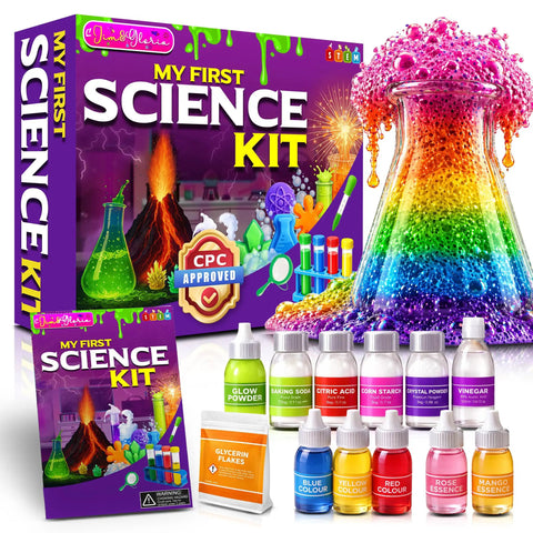 Science Kit For Kids Aged 5 To 12, Hands On STEM Toys And Chemistry Set With Cool Volcano Projects, Kid Friendly Learning Activities