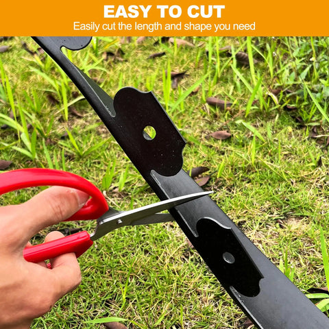 4 Inch Tall No Dig Landscape Edging Kit With 33 Feet Of Flexible Border Easy Cut Installation