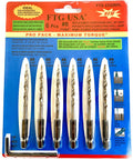 Top Shelf Six Piece Replacement Tapered Countersink Drill Bits In Heavy Duty 11 64 Inch Hex Shank With Easy Grip Wrench for wood and metal.