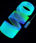 LED Fiber Optic Mesh Light Kit For Ceiling And Christmas Tree, 6 Meter Net Lights With Color Modes, Touch Button Controller visible