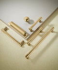 Ten Pack Three And Three Quarters Inch Champagne Bronze Cabinet Pulls Satin Brass Gold Hardware For Cupboards Drawers And Dressers