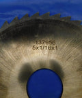 5-inch cutter from 7 Piece Milling Cutter Set For Metalworking With HSS Side Cutters Ranging 3 To 5 Inches And A 1 Inch Pilot