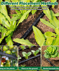 Soaker Hose 50 Ft Half Inch Linkable Garden Drip Irrigation System With No Fuss Setup And Leakproof Design for consistent water flow