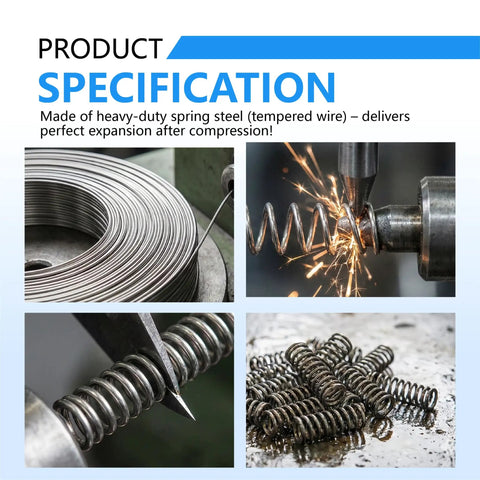 5 Pack Heavy Duty Compression Springs Stainless Steel Set For Tools And Auto Repair Must Have 1.6mm Wire By 30mm OD By 25mm Length