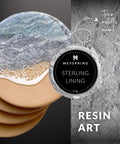 MEYSPRING Sterling Lining silver metallic pigment powder for resin art, 50g