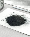 Graphite Powder for Large Scale Drawings and Bold Shading, Smooth Smudging and Blending on a paper with jar and pencil