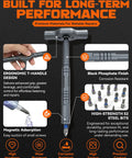 All In One Magnetic Ratchet Screwdriver Set With 42 In 1 Bits featuring ergonomic T-handle and magnetic adsorption