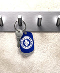 No Fuss K80-50295 Access Door Replacement Key For Commercial And Residential Gate Openers Packs Q118 attached to key rack.