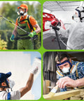 G 750 Heavy Duty Full Face Respirator Mask With A1P2 Filters used for spraying, painting, sanding, woodworking in various scenarios