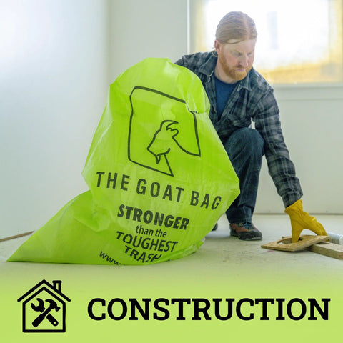 Ultimate Heavy Hitter Contractor Bags Built Like A Tank For Renovation Debris And Yard Waste 42 Gallon Tear Resistant Polypropylene Reusable Jobsite Trash Bags 10 Pack