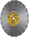 Kick Asphalt 12 Inch Diamond Blade With Segmented Wedge Segments For Wet Or Dry Cutting Of Asphalt Green Concrete Masonry Block