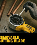 Cordless 20V Pipe Prep Tool For Deburring Beveling And Pipe Prep On PVC Copper And Steel Pipes Tool Only With cutting blade.