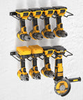 Wall Mounted Power Tool Organizer Holder For Cordless Drills And Battery Tools, Heavy Duty Utility Storage Rack For Workshop