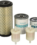 All-In-One OEM Filter Kit For BX Series Subcompact Tractors Including Engine, Transmission, Outer Air And Fuel Filters For BX24 BX25 BX2230 BX2350 BX2360 BX2370
