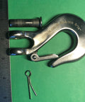 316 Stainless Steel Clevis Slip Hook With Safety Latch Five Sixteenth Inch Marine Grade For Marine Tie Downs And Heavy Lifting