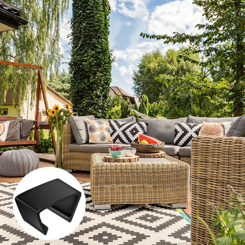 Durable Patio Furniture Clips To Keep Your Outdoor Sofa Locked Tight Without A Sweat Using Heavy Duty Plastic That Snaps Fast for wicker chair