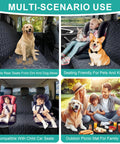 Waterproof Dog Car Seat Cover For Back Seat In Trucks Nonslip Bench Protector For Cars Fits Ford F Series Ram 1500 Nissan Frontier