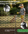24 Inch High Outdoor Garden Fence Border Edging Roll Made From HDPE With UV Anti Aging Finish Keeps Rabbits And Small Pests Out