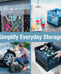 Heavy Duty Collapsible Soft Sided Cooler With Premium Leakproof Liner Big Capacity Beach Tote for Keeping Bevvies Ice Cold At Tailgates in various settings.