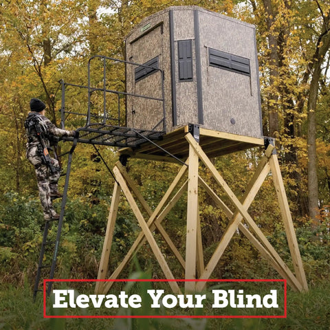 Beefy 4x4 Elevator Brackets Bundle Heavy Duty Construction Grade Steel With Double Angled Mounts For Hunting Stands Tree Houses Decks And Outdoor Projects 4 Pack
