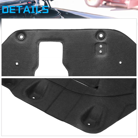 Close-up of Hyundai Sonata Engine Splash Shield Front Lower Cover 2015 2016 2017 Flocking Process Heat Resistant