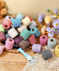 Colorful Cotton Twine Set Dope 30 Rolls Of 2mm Craft String For Wrapping DIY Projects Wedding Decor Gift Tying Home And Garden Use