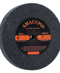 6 Inch Nylon Fiber Buffing Wheel 5P Hardness For Bench Grinder Polishing Copper Aluminum And Metal Like A Pro 180 Grit Half Inch Arbor