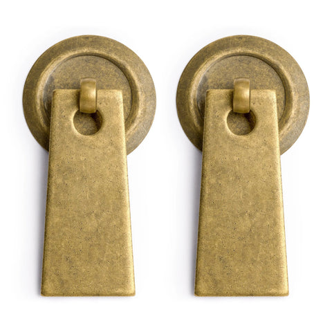 Art Deco Leaf Brass Cabinet Pulls 2.7 Inch Set Of 2 For Furniture And Interior Design Projects, Solid Brass Architectural Hardware With Elegant Leaf Motif, Durable Reliable Drawer Handles For Cabinets And Desks, Easy Installation With Soft Joining Pins.