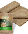 Heavy Duty Natural Burlap Fabric Roll 40 Inch By 13 Foot High Density Jute for gardening, crafts, and home decor