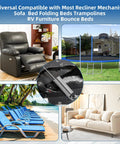 Real Deal No Fuss 2 Pack 4.5 Inch Replacement Spring For Recliner And Couch with recliner chair and other furniture.