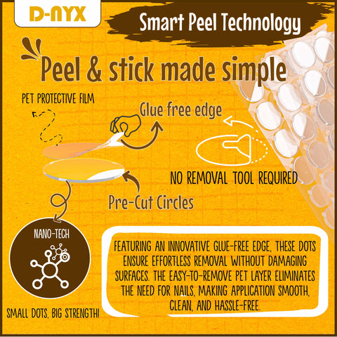 Double Sided Tape Dots For Easy Hangs And Crafts Clear Sticky Putty Adhesive Dots Pack instructions and features
