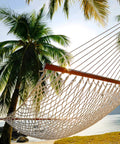 13 Ft Double Cotton Rope Hammock For 2 450 Lb Capacity Free Extension Chains And Tree Hooks Hand Woven Traditional Style