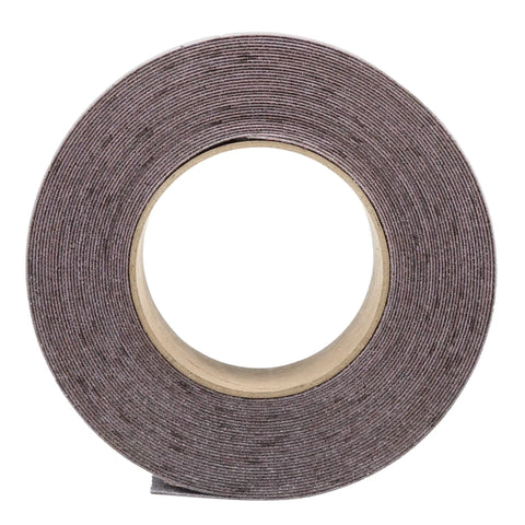 Front view of Cubitron II Hookit Pro Grade Abrasive Sheet Roll Multi Hole 70 mm By 12 M 400 Plus Grit for auto body repair.