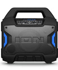 Front view of Tailgater Boom Outdoor Portable Bluetooth Speaker With Mic In FM Radio USB Port Battery IPX5 Water Resistant