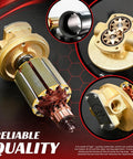 Heavy Duty 12 Volt Portable Oil Transfer Pump Handles All Gear And Engine Oil Swaps Without A Sweat Featuring A Self Priming Design showing motor and internal parts.