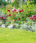 10 Pack Animal Barrier Fence No Dig Fence Decorative Fences 17 Inch High By 10 Foot Long Rustproof Metal Garden Border