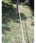 6 Foot Steel Tugger Chain With Anti Backlash Design connecting tools to a tree for efficient lawn tractor or ATV transportation