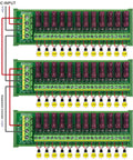 DC Power Fuse Distribution Strip Module 12 Channel DIN Rail Mount For 0 To 32V DC Systems, 30A Total Input, 3A Per Channel Factory Fuse 3A Replaceable Up To 10A Easy Wiring Industrial Grade Power Distribution Block, stacked DIN rail view