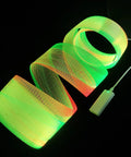 LED Fiber Optic Mesh Light Kit For Ceiling And Christmas Tree, 6 meter net lights glowing in neon colors with controller
